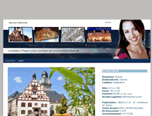 Tablet Screenshot of immobilien-plauen.de